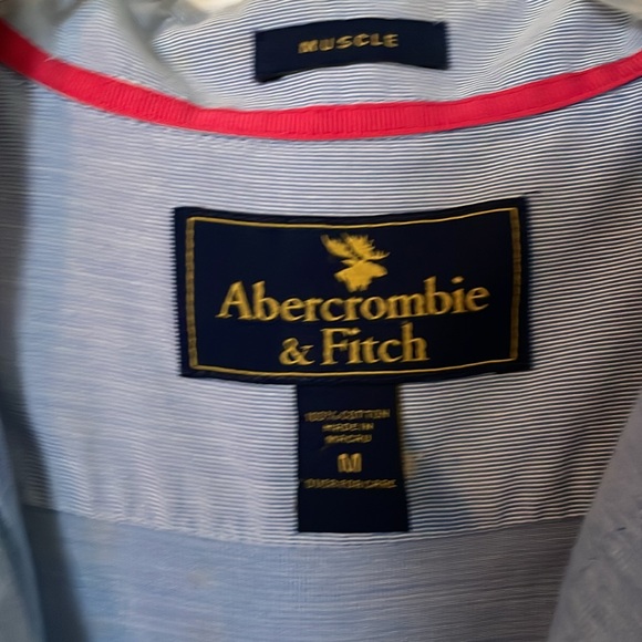 Abercrombie Blue Button Down - Picture 2 of 4
